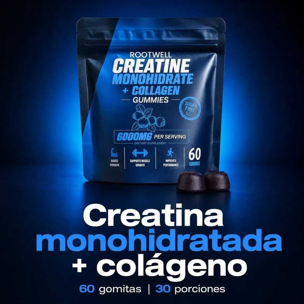 Creatina + colágeno en gomitas