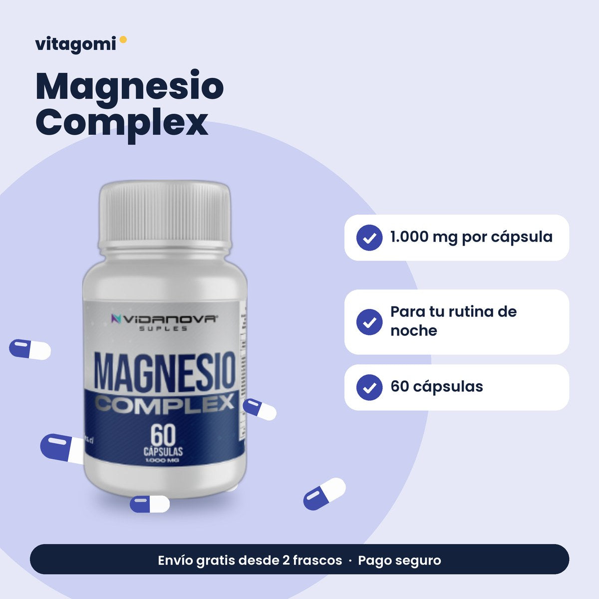 Magnesio Complex · beneficios