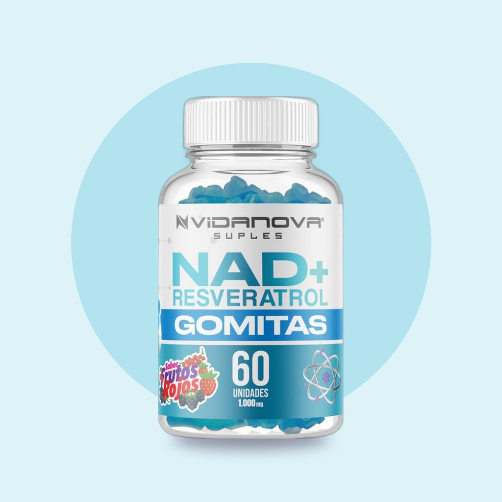 NAD+ y resveratrol en gomitas