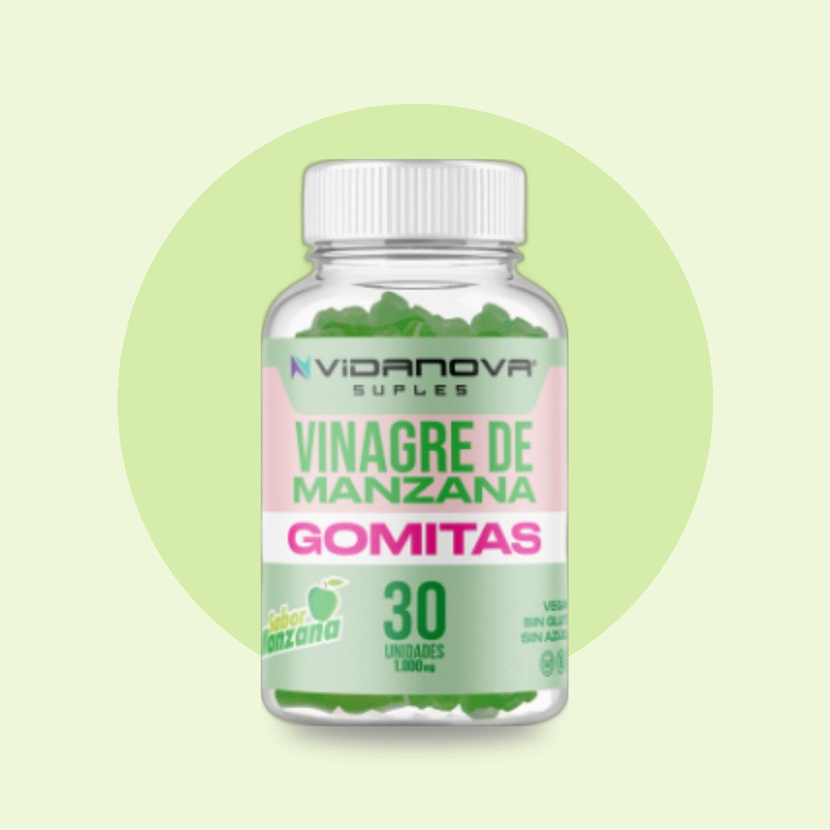 Vinagre de manzana en gomitas